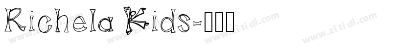 Richela Kids字体转换